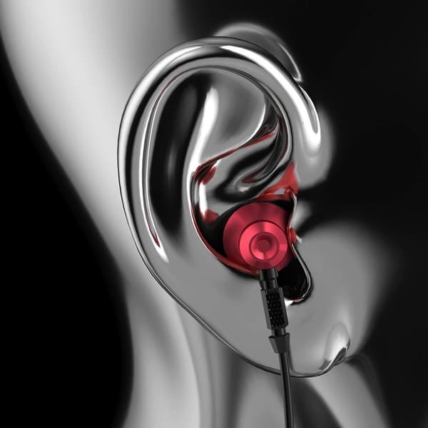 Dudao Metal Wired In-Ear Hörlurar 3.5mm Mini Jack Grå (X2C-Grå)
