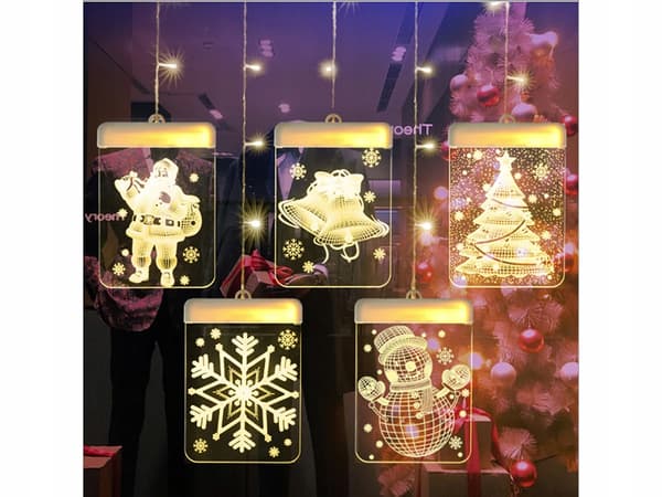 Färgat glas LED Julgran Varm (60) GAB_A