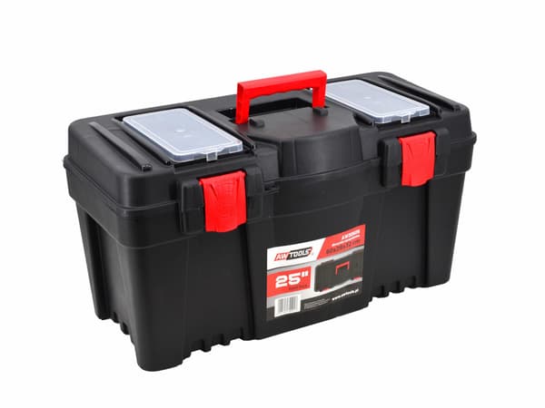 AWTOOLS 25" VÆRKTØJSKASSE MED ORGANIZER 60x28x32cm