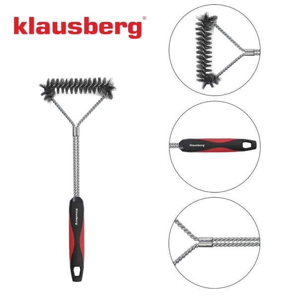 TERÄSHARJA GRILLIN PUHDISTUKSEEN GRILL KLAUSBERG KB-7898