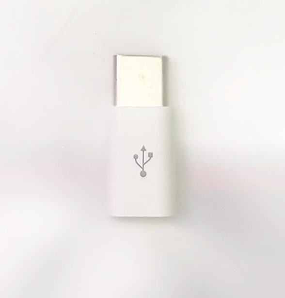 QICKTech Lightning-hona till USB-C-hane-adapter för laddning och dataöverföring