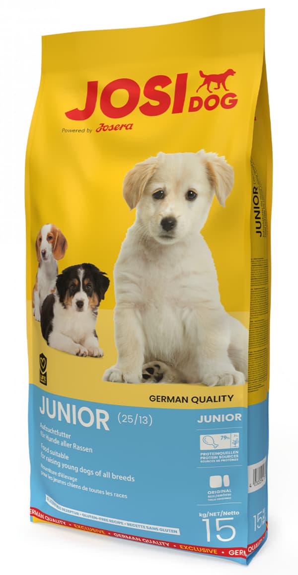 Josera JosiDog torrfoder för hundar Junior 15 kg