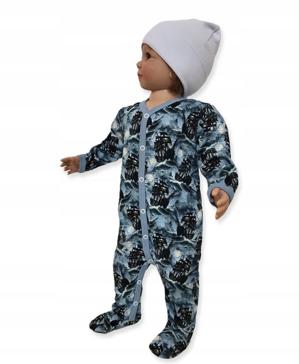 KLÄDER pyjamas med hel dragkedja 80, 100 % bomull, i SHIPS
