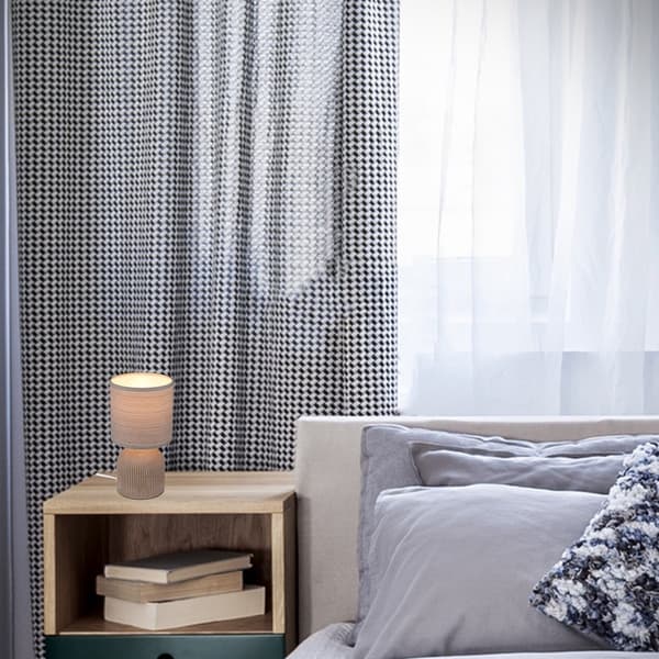 INO Nattbordslampa, Keramik E14 - För Sovrum, Vardagsrum