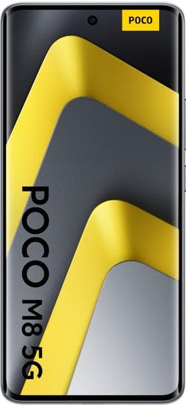 POCO M8 5G älypuhelin 8/256 Gt hopea