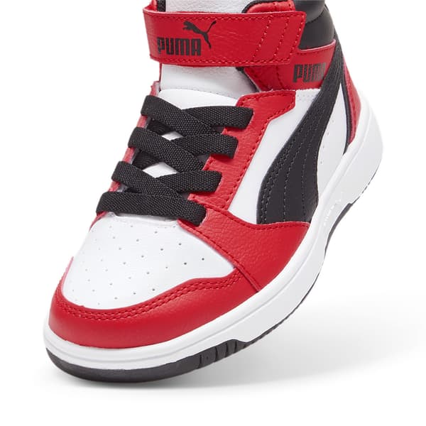 Puma REBOUND V6 MID AC+ PS barnskor röda 39383203 r 28.5