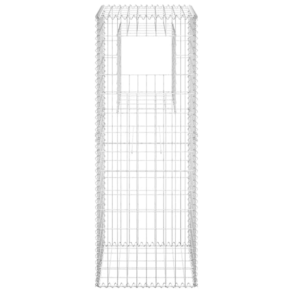 vidaXL gabionstolpe, 50x50x140 cm, jern