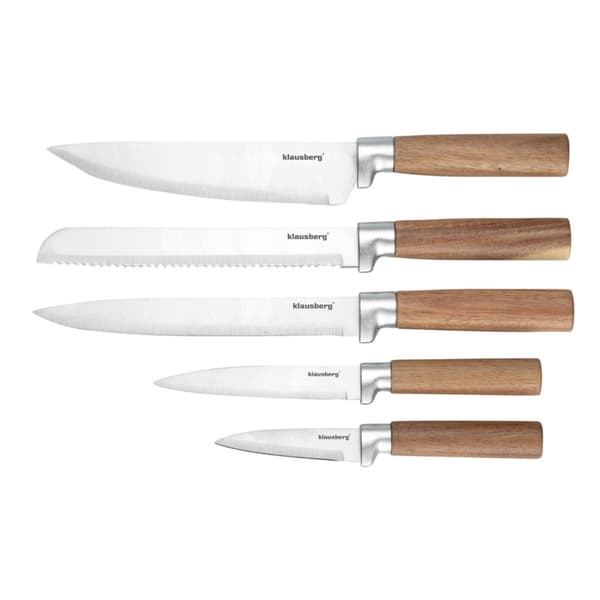 KLAUSBERG KB-7981 KNIVSET I AKACIABLOCKBLOCK