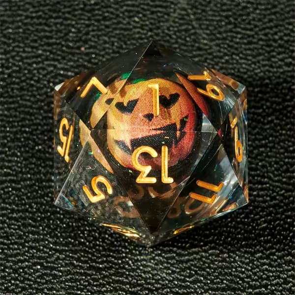 Smaugs Skat RPG Terning Flydende D20 3,3 cm