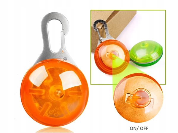 LED-lampa för halsband orange (600) GAB_A