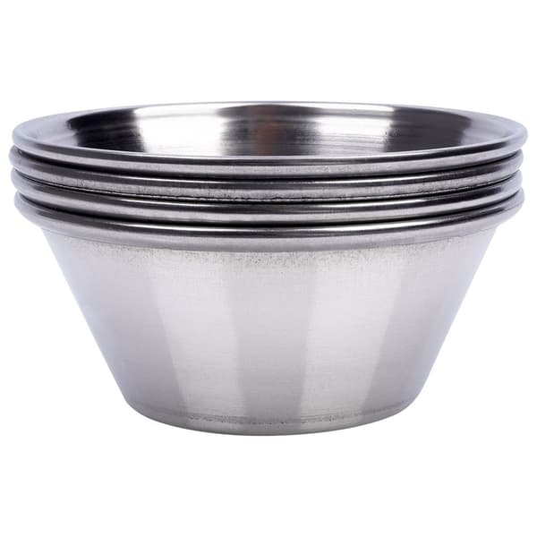 Kastikedippikulho teräksinen 6 cm, 40 ml 4 kpl