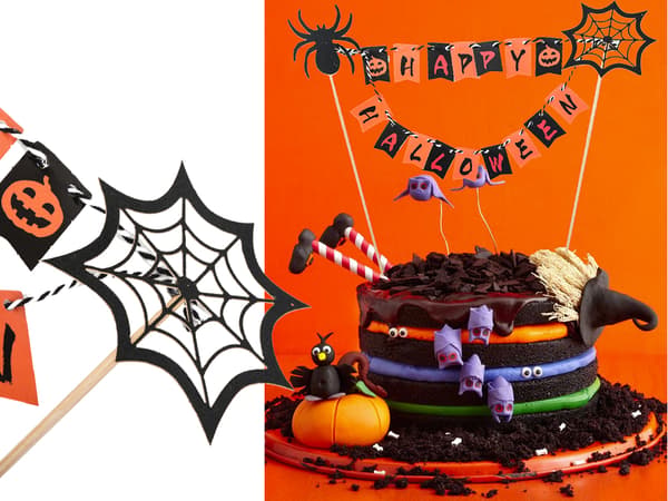 Dekoration för tårta Halloween (600)