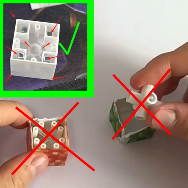 Minecraft Magnetiska Block 200 Bitar - 8 Starka Magneter, Superkvalitet!!