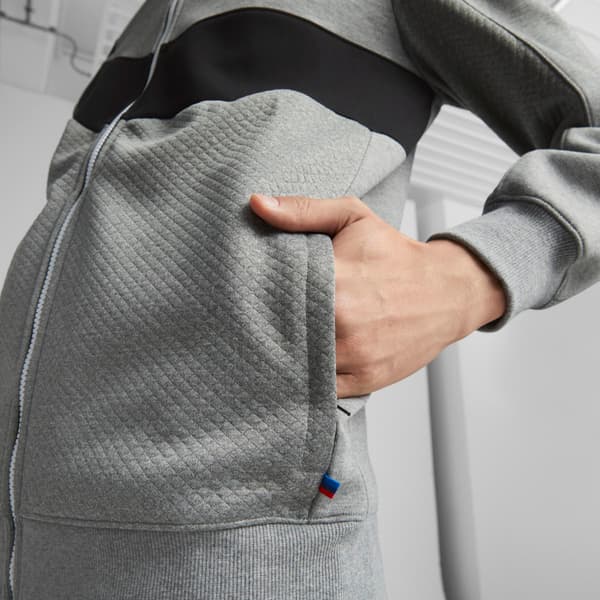 Puma BMW MMS HDD herrluvtröja grå 53586403 r M
