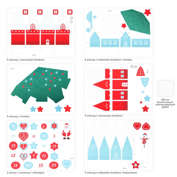 Adventskalenderi 24-osaa DIY-talo