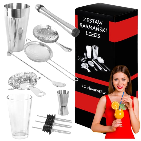Leeds 11-delat bartenderset