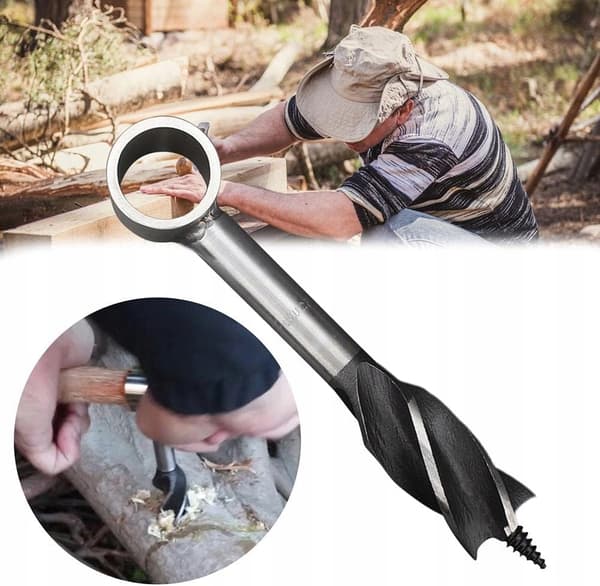 Bushcraft Key Handträborr Överlevnad Handträborr