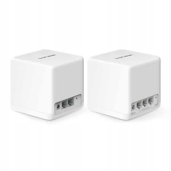 Mercusys Halo H60X mesh-system vitt, Wi-Fi 6, 1500 Mbps, 2-pack