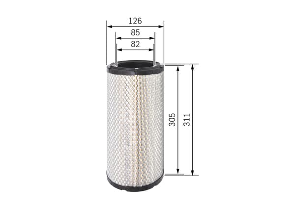 ILMANSUODATIN F026400318 BOSCH