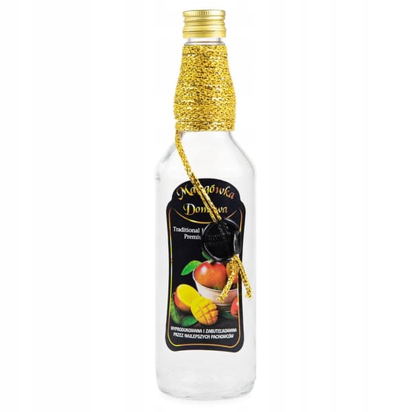 Monopol dekorerad flaska 500ml HEMGJORD MANGO GRÖNSAKER