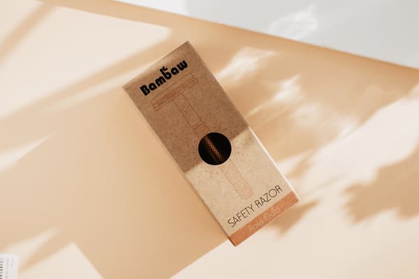 Bambaw, genanvendelig barbermaskine, Guld Rose