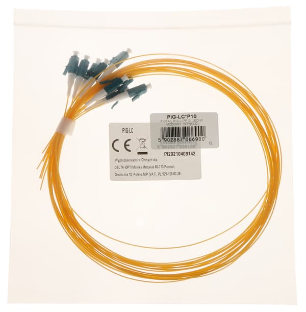 ENKELTMODE PIGTAIL - LC-STIK PIG-LC*P10