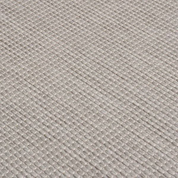 vidaXL Utomhusmatta, plattvävd, 100x200 cm, Taupe