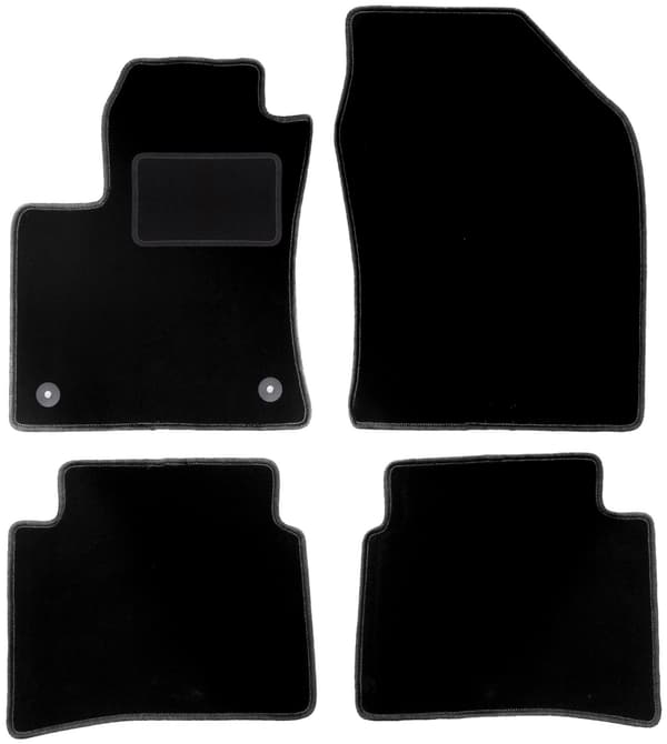 Komplet sæt velourmåtter til Toyota Prius IV hatchback (2017-)