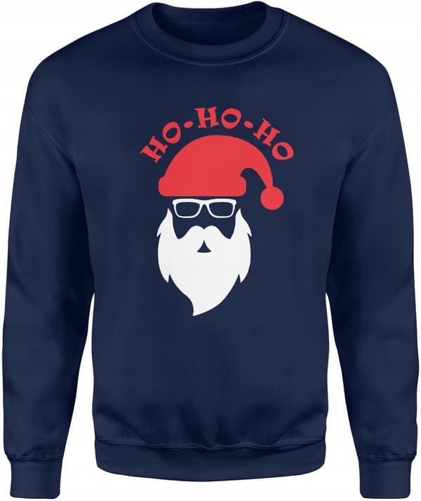 JULESWEATSHIRT MED JULEMANDENS GAVE TIL HERRETØJ UDEN HÆTTE
