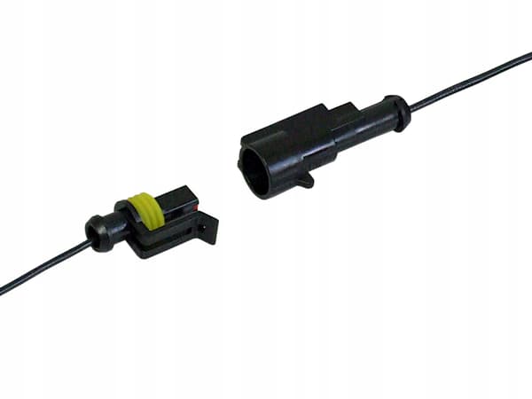 Hermetisk stikforbindelse SUPERSEAL 1 pin 1.5 med bilkabel