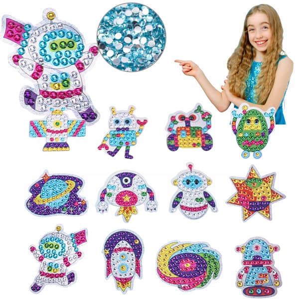 Diamantbroderi Mosaik 1000 Diamanter Kosmos