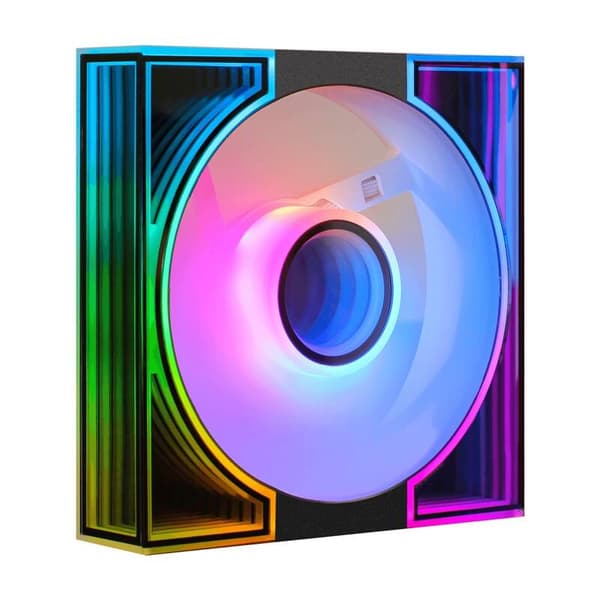 Darkflash DM8 ARGB -jäähdytintuuletin (musta)
