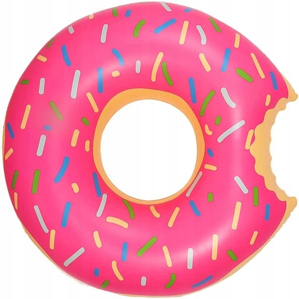 Oppustelig badering donutmadras XXL