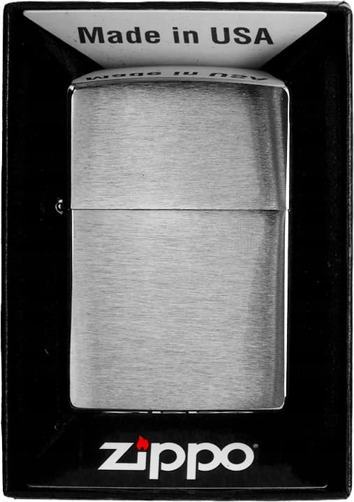 Zippo borstad krom plasma-USB-tändare