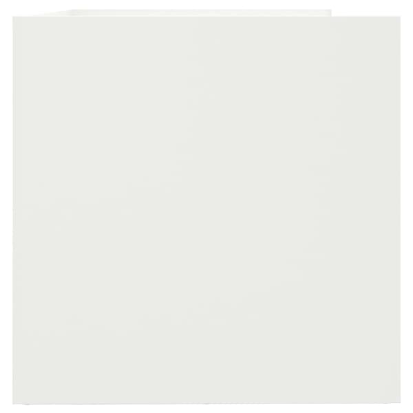 vidaXL Kruka, Vit, 62x40x39 cm, Stål