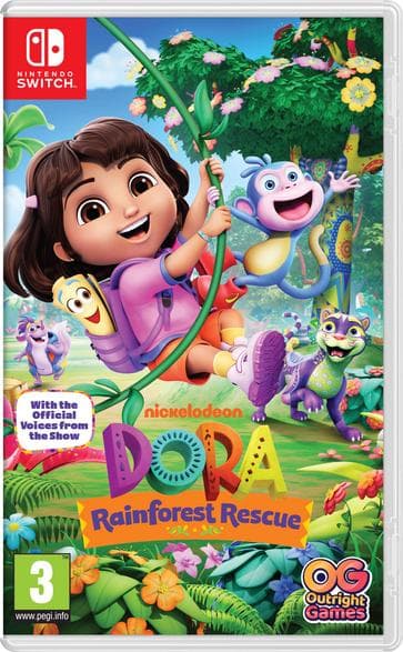 Nintendo Switch-spel CENEGA Dora: Regnskogsräddning