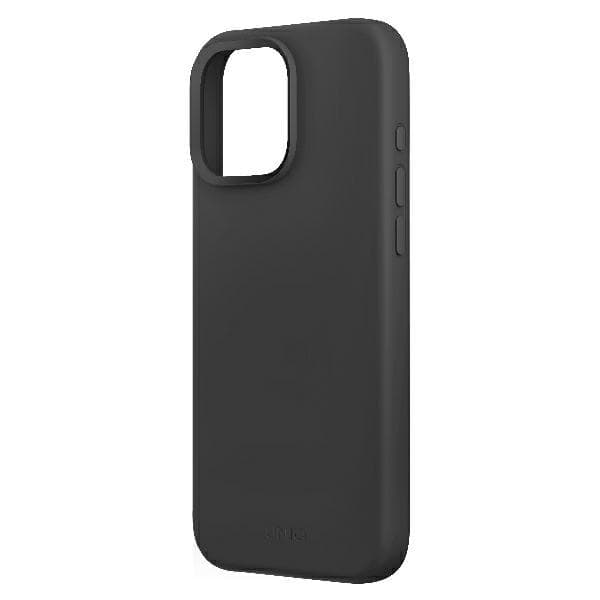 UNIQ Lino Hue iPhone 16 Pro Max 6.9 Magclick Laddningsfodral Grå/Antracitgrå