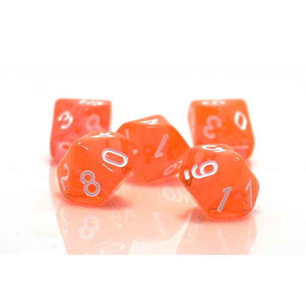 D10 RPG-tärningar Tiosidiga tärningar Cirkel av magiker 0-9