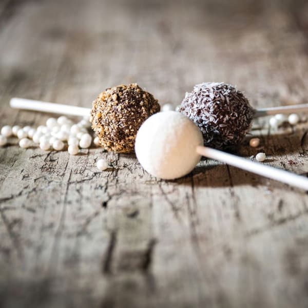 Cake Pops klubbpinnar i papper 15 cm 100 st.