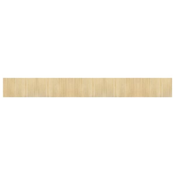 vidaXL Rektangulär matta, ljus naturfärgad, 60x500 cm, bambu