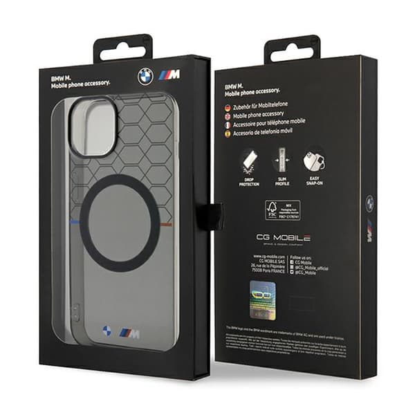 BMW Pattern MagSafe - iPhone 14 Plus-fodral (grå)