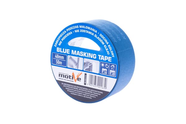 BLÅ MÆRKNINGSTAPE 48MM/50M MOTIV
