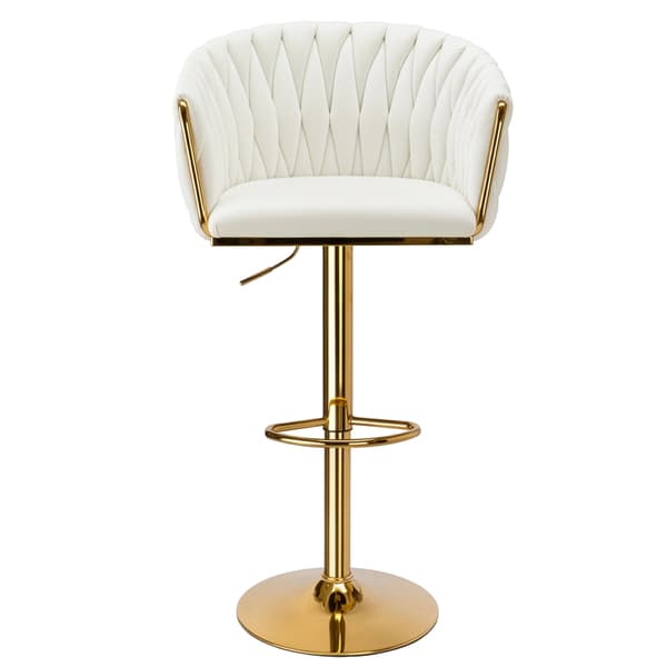 Cofton Guld Creme Hvid Barstol