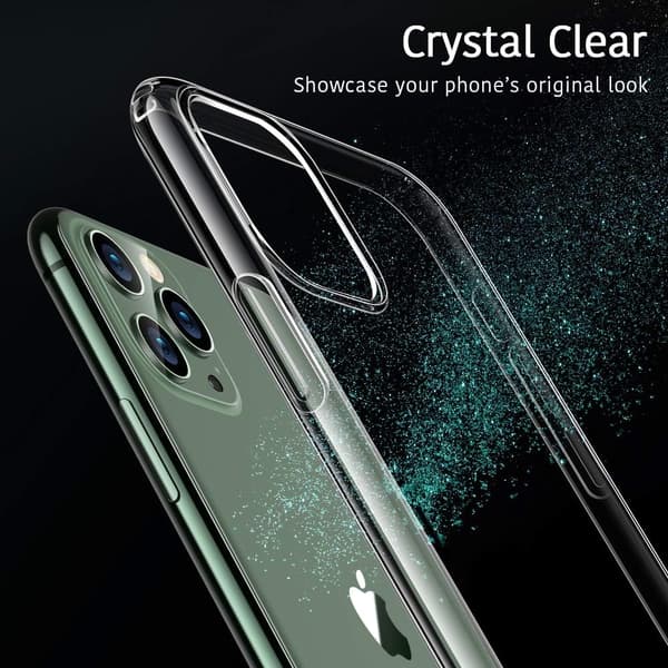 ETUI TIL APPLE IPHONE 11 PRO TRANSPARENT SILIKONE BAGSIDER A2160