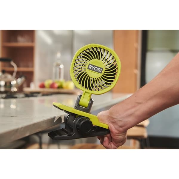 RYOBI USB lithium klemmeventilator sæt XXX