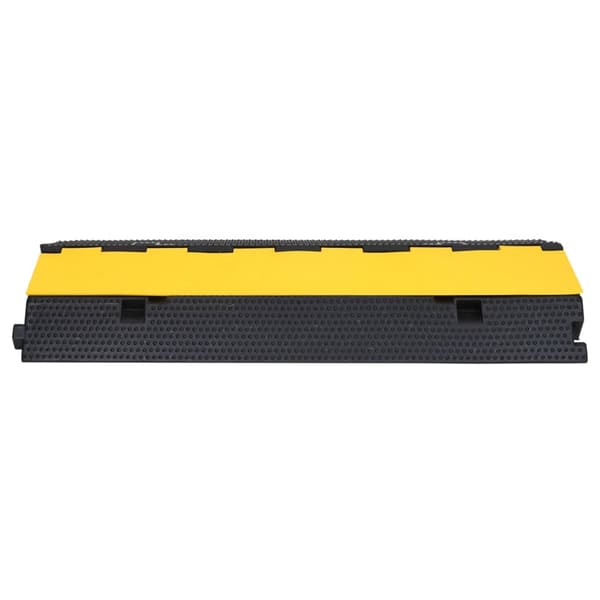 vidaXL kabelramper, 2-kanals, 2 stk., 100 cm, gummi