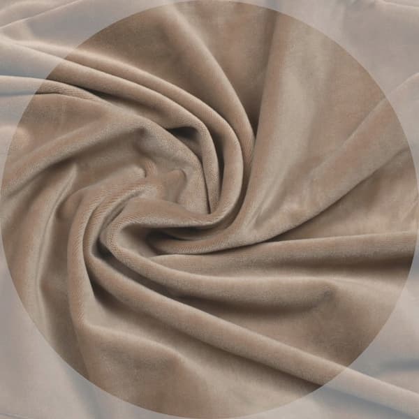 Stolöverdrag Stolsäte hög velour TESS beige