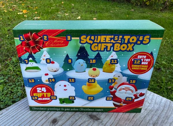Squeezy Squishy Adventskalender - 24 overraskelser til børn