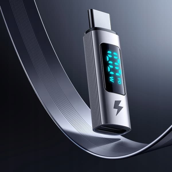 MCDODO ADAPTER USB-C USB TYPE C HURTIGOPLADNING 100W METER