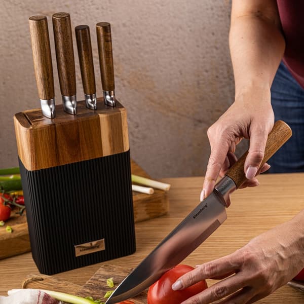 KLAUSBERG KB-7981 KNIVSET I AKACIABLOCKBLOCK